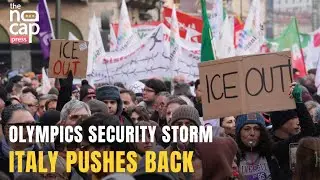 ICE Storm Hits Winter Olympics, Italians Protest Against Deployment To Milan | Milano Cortina 2026
