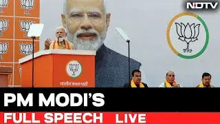 PM Modi Full Speech LIVE | PM Modi Addresses Workers At BJP HQ After Nitin Nabin Takes Charge