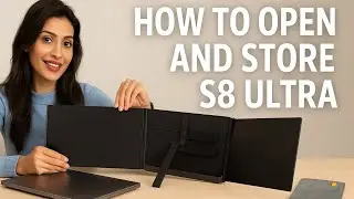 How to Open and Store TUTT S8Ultra | Portable Triple Screen Monitor Setup & Care