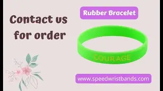 Cheapest price Rubber Bracelet || Customized Bracelets  || Speedwristbands