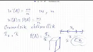 Ehtimollikning klassik ta'rifi va geometrik ehtimolliklarga doir misollar#math#$$$