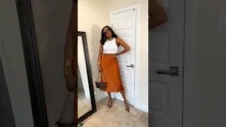 Zara Satin Skirt- How to Style a Zara Satin/Silk Skirt #zara  #zaraoutfit #zaraoutfits