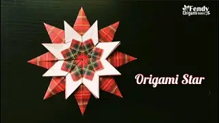 Origami Glint Star/ Paper 8-Point Star