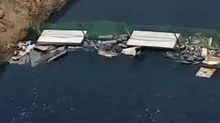 floating aqua boom barrier