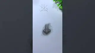 How to draw easiest to nose 👃 #viralvideo #drawing #sketch #tutorial #nosedrawing #shorts