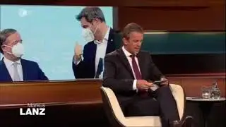 S&ouml;der stammelt bei Markus Lanz. Lanz bringt ihn aus dem Konzept. Absturz der CSU? Laschet kontrovers