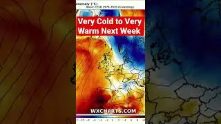 Very Warm to Very Cold Next Week! #weather #winter #shorts