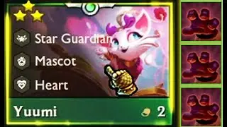 Yuumi ⭐⭐⭐ Todas specs com luvas | TFT Set 8