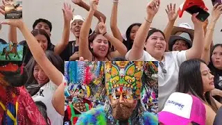 Gran ambiente en el inicio del carnaval Jiutepec Morelos 2025🇲🇽 🎉🥳🎺🥁 #chinelos #morelos #carnaval 