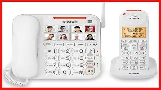 Проводной/беспроводной телефон для пожилых VTech SN5147 с усилителем, автоответчиком и блокировкой вызовов