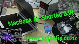 Macbook air not turning on, short on g3h , macbook repair hamilton nz @ApplefixCoNz
