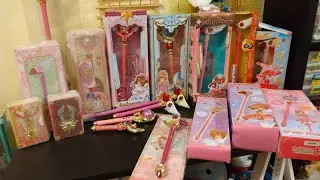 Cardcaptor Sakura Magical Girl Wand Collection Update - 2022 (Doofinator) All official Prop Versions