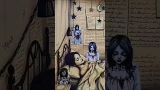 #shorts Bedroom Where Paper Light Pools #dreamcore #surrealshorts #glowfold