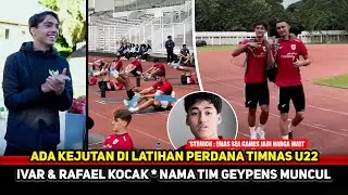 TC TIMNAS U22 DIGEBER! Latihan perdana Garuda Muda penuh kejutan~Duet Ivar & Rafael paling disorot
