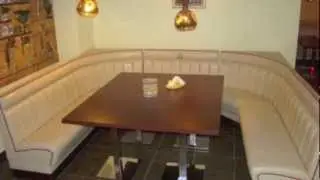 Dinerbank, Dinermöbel, Dinerbänke,  Diner Möbel