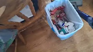 Vacuuming front room with shark power detect cordless stick vacuum ip1251