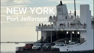 Port Jefferson Ferry 🌦️⛴️ #ny #longisland #travel 