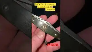Buck 301 Boone and crocket collection piece USA 🇺🇸 SUBSCRIBE for more videos! #buckknives