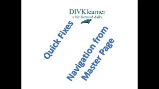 001 Django Navigation Issue in Master Page