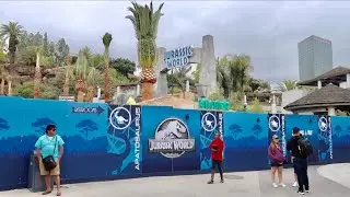 Universal Studios Hollywood Construction Update - Jurassic World Progress / Early HHN Teasers & MORE