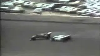 Gary Bettennhausen And Howdy Holmes Crash At Michigan 1984