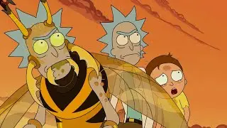 Wasp Rick Helps to Save Morty
