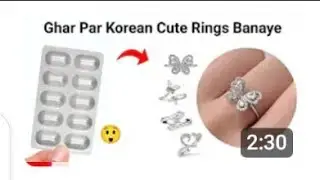 DIY Homemade Couple love Ring 💍😍/how to make rings from waste/Homemade Ring/best ring ever!