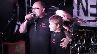 11 years old Bernhard Kopperud Eriksen @ Oak Metal Fest 2018