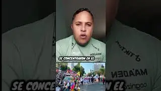 Ciudadanos mexicanos se concentraron este s&aacute;bado, para expresar su respaldo al gobierno de Venezuela