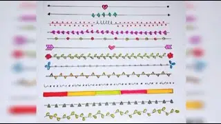 Membuat Simple Border / Ide Simpel Bordir / Catatan /Notes
