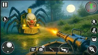 Horror Spider Train Escape - Gameplay (Android)