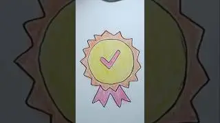 how to draw a badge