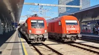 Un salto a Vienna #1 | Treni alla stazione di Vienna Centrale - Züge in Wien Hauptbahnhof