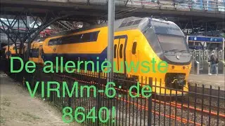 De nieuwste VIRMm-6 8640 vertrekt uit Amsterdam Sloterdijk!