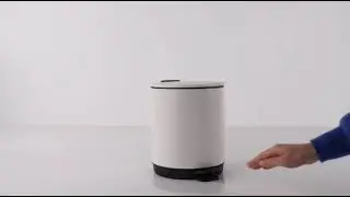5L round pedal bin