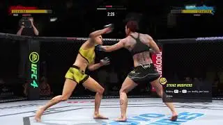 UFC 4 - Fast Jab Cross Left Hook KO