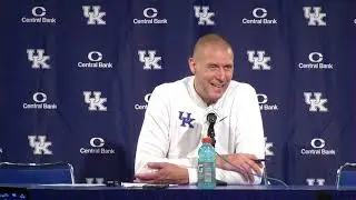 Kentucky Wildcats HC Mark Pope - Purdue Exhibition Postgame