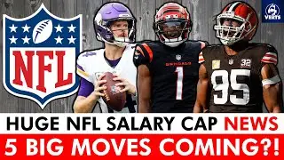 NFL Releases HUGE Salary Cap News Before 2025 NFL Free Agency - 5 BIG MOVES That Could Happen Next