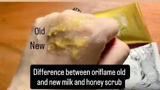 Difference between Old and New Oriflame Milk and Honey Sugar Scrub July 2025