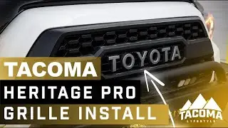 Решетка радиатора Tacoma Heritage PRO 2022 года.