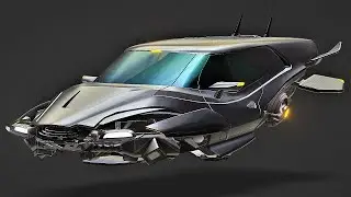 (FREE) Cyberpunk Hovercar