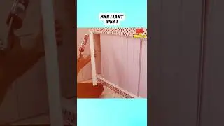 BRILLIANT IDEA! 🤩 PVC Sliding Door Instead of Curtains!