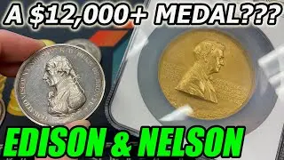 Rare $10,000+ Gold Medal?! AIEE & Trafalgar Medals With Goldenberry Coin: Medal Collecting 101