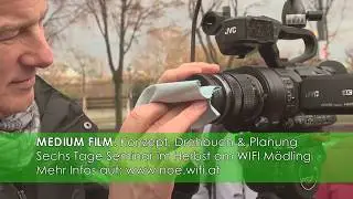 Making Of ETAS Imagefilm Seminarreihe Medium Film am WIFI mit Lutz Dieckmann
