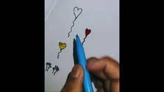zindagi # ek safar # balloons drawing@jaisvi03
