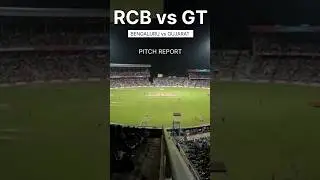 RCB vs GT IPL 2025 Match 14 Pitch Report :M.Chinnaswamy Stadium Pitch Report,Bengaluru Pitch Report