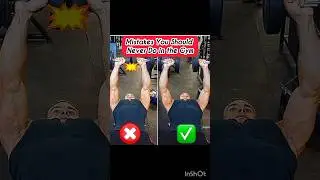 Never❌ Do These 5 Gym Mistakes 😱 | Fitness Tips #Shorts