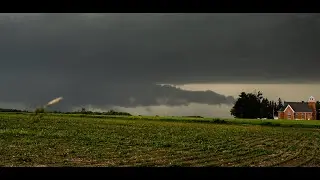 Timelapse of Supercell that Produced Wyeville Tornado as it Approached Tomah, Wisconsin. 6-15-22. 4K