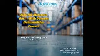Smart Humidity Control for Industry | Dorosin DK-S138 Dehumidifier | E-Cool International Ltd.