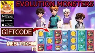 Evolution Monsters & 12 Giftcodes Gameplay - Pokemon Idle RPG Android Game